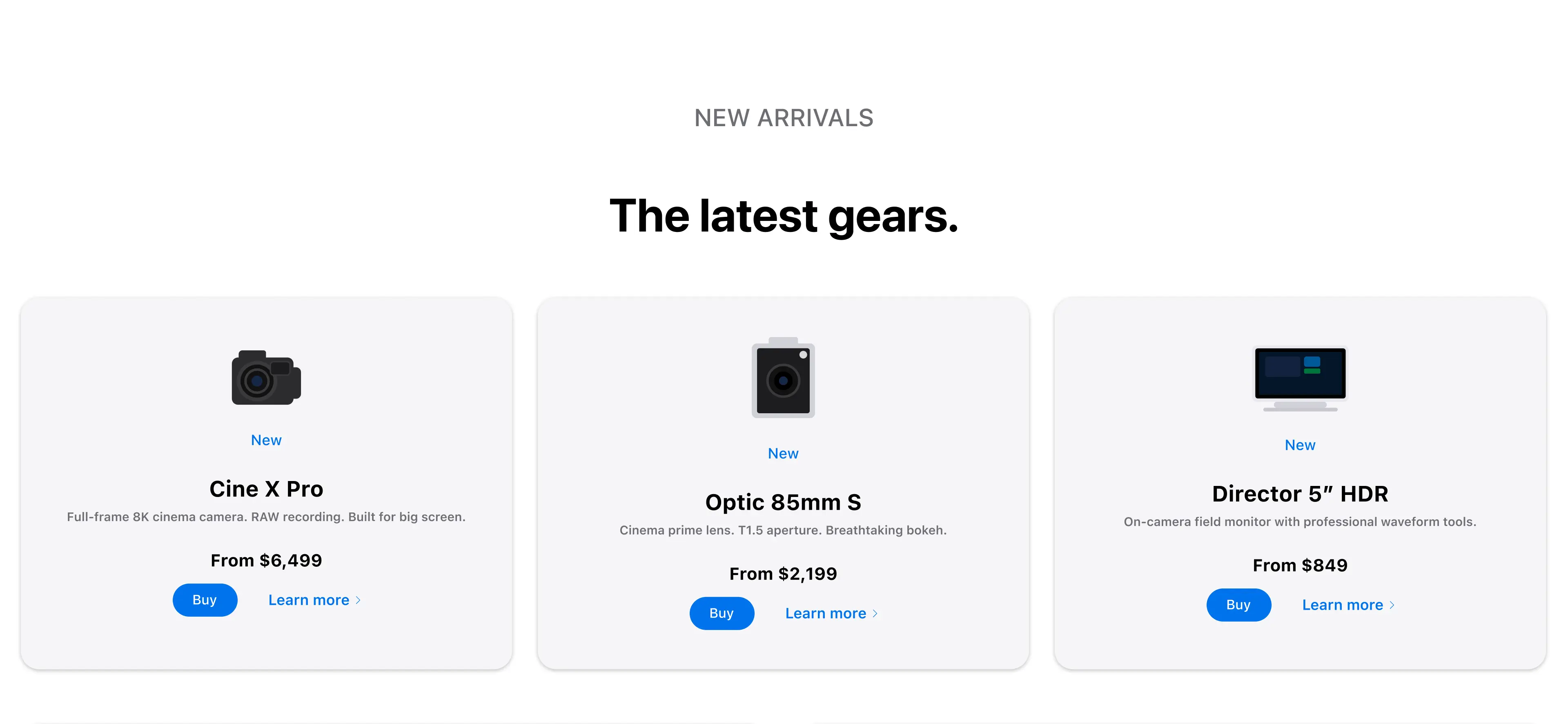 Product Cards Mockup